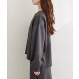 【natural couture】ハーフジップ付きダンボールプルオーハ… | NICE CLAUP / OLIVE des OLIVE　OUTLET | 詳細画像9 