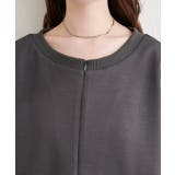 【natural couture】ハーフジップ付きダンボールプルオーハ… | NICE CLAUP / OLIVE des OLIVE　OUTLET | 詳細画像11 