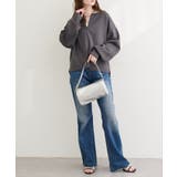 【natural couture】ハーフジップ付きダンボールプルオーハ… | NICE CLAUP / OLIVE des OLIVE　OUTLET | 詳細画像17 