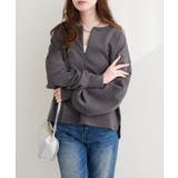 【natural couture】ハーフジップ付きダンボールプルオーハ… | NICE CLAUP / OLIVE des OLIVE　OUTLET | 詳細画像19 