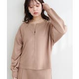 【natural couture】ハーフジップ付きダンボールプルオーハ… | NICE CLAUP / OLIVE des OLIVE　OUTLET | 詳細画像33 