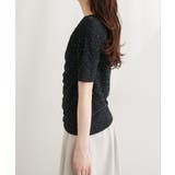 【natural couture】ジャガードカットドレープTOPS | NICE CLAUP / OLIVE des OLIVE OUTLET | 詳細画像7