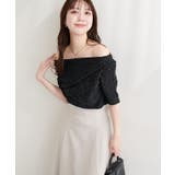 【natural couture】ジャガードカットドレープTOPS | NICE CLAUP / OLIVE des OLIVE OUTLET | 詳細画像14