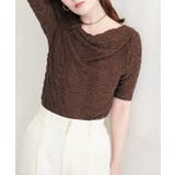【natural couture】ジャガードカットドレープTOPS | NICE CLAUP / OLIVE des OLIVE OUTLET | 詳細画像16