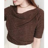 【natural couture】ジャガードカットドレープTOPS | NICE CLAUP / OLIVE des OLIVE OUTLET | 詳細画像21