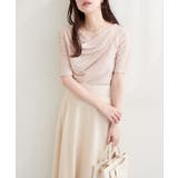 【natural couture】ジャガードカットドレープTOPS | NICE CLAUP / OLIVE des OLIVE OUTLET | 詳細画像25