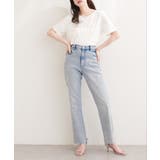 ラインストーンロゴ半袖Tシャツ | NICE CLAUP / OLIVE des OLIVE OUTLET | 詳細画像5