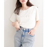 ラインストーンロゴ半袖Tシャツ | NICE CLAUP / OLIVE des OLIVE OUTLET | 詳細画像7