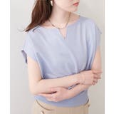 【natural couture】きれいめポンチキーネックトップス | NICE CLAUP / OLIVE des OLIVE OUTLET | 詳細画像4