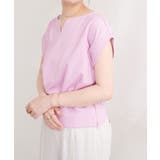【natural couture】きれいめポンチキーネックトップス | NICE CLAUP / OLIVE des OLIVE OUTLET | 詳細画像10