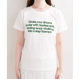 【natural couture】フロッキーロゴTEE | NICE CLAUP / OLIVE des OLIVE　OUTLET | 詳細画像6 