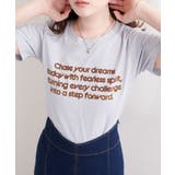 【natural couture】フロッキーロゴTEE | NICE CLAUP / OLIVE des OLIVE　OUTLET | 詳細画像15 