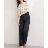 【natural couture】フロッキードットプルオーバー＆キャミ | NICE CLAUP / OLIVE des OLIVE　OUTLET | 詳細画像5 