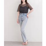 【natural couture】フロッキードットプルオーバー＆キャミ | NICE CLAUP / OLIVE des OLIVE　OUTLET | 詳細画像6 