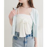 【natural couture】フロントリボンカップ付きキャミ | NICE CLAUP / OLIVE des OLIVE OUTLET | 詳細画像5