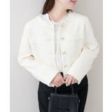 【natural couture】ツイードゆったりジャケット | NICE CLAUP / OLIVE des OLIVE　OUTLET | 詳細画像9 