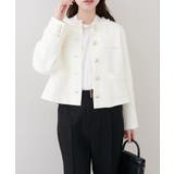 【natural couture】ツイードゆったりジャケット | NICE CLAUP / OLIVE des OLIVE　OUTLET | 詳細画像10 