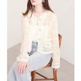【natural couture】シアーチェックノーカラーショートジャケット | NICE CLAUP / OLIVE des OLIVE OUTLET | 詳細画像17