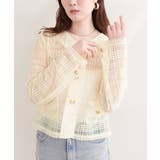 【natural couture】シアーチェックノーカラーショートジャケット | NICE CLAUP / OLIVE des OLIVE OUTLET | 詳細画像19