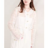 オフ | 【natural couture】シアーチェックノーカラーショートジャケット | NICE CLAUP / OLIVE des OLIVE OUTLET