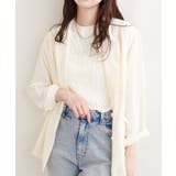【natural couture】ベルト付きシアージャケット | NICE CLAUP / OLIVE des OLIVE OUTLET | 詳細画像9