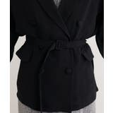 【natural couture】ベルト付きシアージャケット | NICE CLAUP / OLIVE des OLIVE OUTLET | 詳細画像16