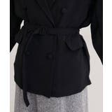 【natural couture】ベルト付きシアージャケット | NICE CLAUP / OLIVE des OLIVE OUTLET | 詳細画像17