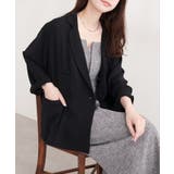 【natural couture】ベルト付きシアージャケット | NICE CLAUP / OLIVE des OLIVE OUTLET | 詳細画像24