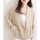 【natural couture】ベルト付きシアージャケット | NICE CLAUP / OLIVE des OLIVE OUTLET | 詳細画像34