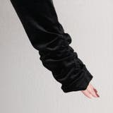 【natural couture】袖口シャーリングベロアワンピース | NICE CLAUP / OLIVE des OLIVE　OUTLET | 詳細画像28 