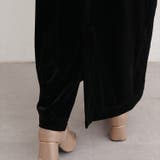 【natural couture】袖口シャーリングベロアワンピース | NICE CLAUP / OLIVE des OLIVE　OUTLET | 詳細画像30 