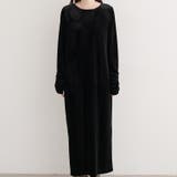 【natural couture】袖口シャーリングベロアワンピース | NICE CLAUP / OLIVE des OLIVE　OUTLET | 詳細画像24 