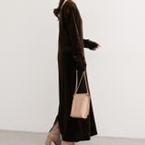 【natural couture】袖口シャーリングベロアワンピース | NICE CLAUP / OLIVE des OLIVE　OUTLET | 詳細画像9 