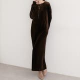 【natural couture】袖口シャーリングベロアワンピース | NICE CLAUP / OLIVE des OLIVE　OUTLET | 詳細画像10 