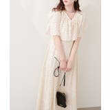 柄1 | 【natural couture】フリルカラーノースリワンピース | NICE CLAUP / OLIVE des OLIVE　OUTLET