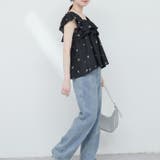 【natural couture】フラワー刺繍フリルショルダーキャミ | NICE CLAUP / OLIVE des OLIVE OUTLET | 詳細画像9