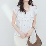 オフ | 【natural couture】フラワー刺繍フリルショルダーキャミ | NICE CLAUP / OLIVE des OLIVE OUTLET