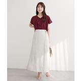 【natural couture】ラップ風ツイードスカート | NICE CLAUP / OLIVE des OLIVE　OUTLET | 詳細画像6 