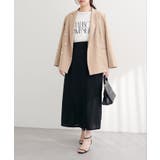 【natural couture】ラップ風ツイードスカート | NICE CLAUP / OLIVE des OLIVE　OUTLET | 詳細画像20 