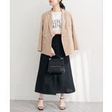 【natural couture】ラップ風ツイードスカート | NICE CLAUP / OLIVE des OLIVE　OUTLET | 詳細画像21 