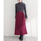 【natural couture】ラップ風ツイードスカート | NICE CLAUP / OLIVE des OLIVE　OUTLET | 詳細画像23 