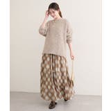 【natural couture】プリーツ切り替えスカート | NICE CLAUP / OLIVE des OLIVE　OUTLET | 詳細画像2 