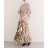 【natural couture】プリーツ切り替えスカート | NICE CLAUP / OLIVE des OLIVE　OUTLET | 詳細画像3 