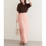 【natural couture】合皮風ポンチスエードタイトスカート | NICE CLAUP / OLIVE des OLIVE OUTLET | 詳細画像7