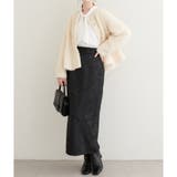 【natural couture】合皮風ポンチスエードタイトスカート | NICE CLAUP / OLIVE des OLIVE OUTLET | 詳細画像14