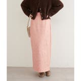 【natural couture】合皮風ポンチスエードタイトスカート | NICE CLAUP / OLIVE des OLIVE OUTLET | 詳細画像3