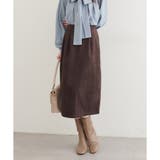 ブラウン | 【natural couture】セミタイトミディ丈スカート | NICE CLAUP / OLIVE des OLIVE OUTLET