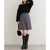 【natural couture】台形キュロットスカート | NICE CLAUP / OLIVE des OLIVE OUTLET | 詳細画像11