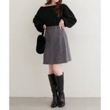 【natural couture】台形キュロットスカート | NICE CLAUP / OLIVE des OLIVE OUTLET | 詳細画像12