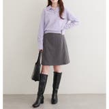 【natural couture】台形キュロットスカート | NICE CLAUP / OLIVE des OLIVE OUTLET | 詳細画像15